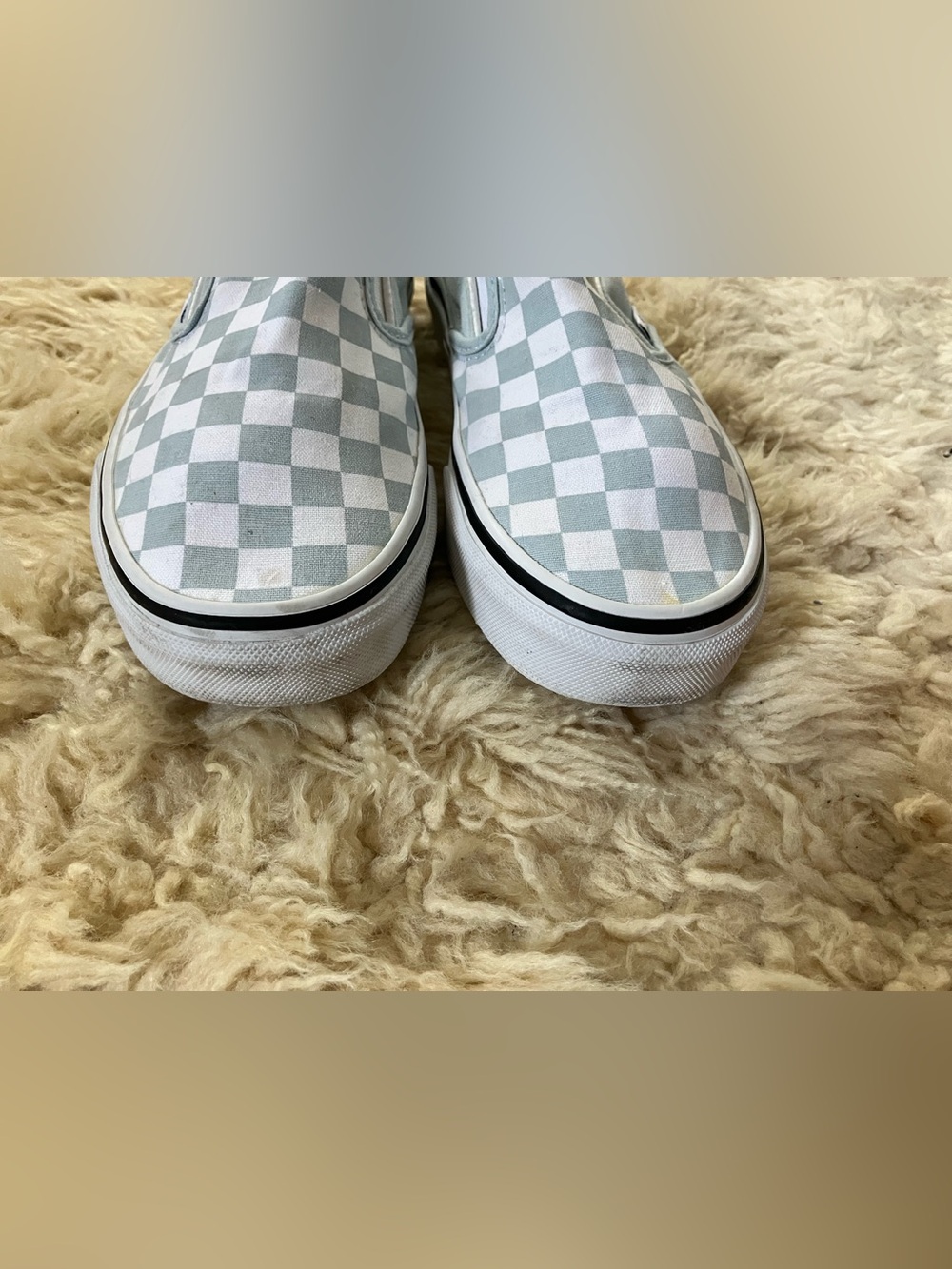 Vans Classic Slip-On 'Checkerboard - Ballad Blue - Picture 4 of 5